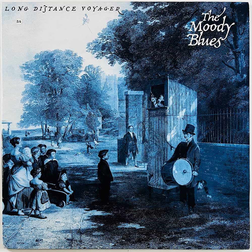 Moody Blues vinyl LP Long distance voyager  kansi EX levy VG Käytetty LP