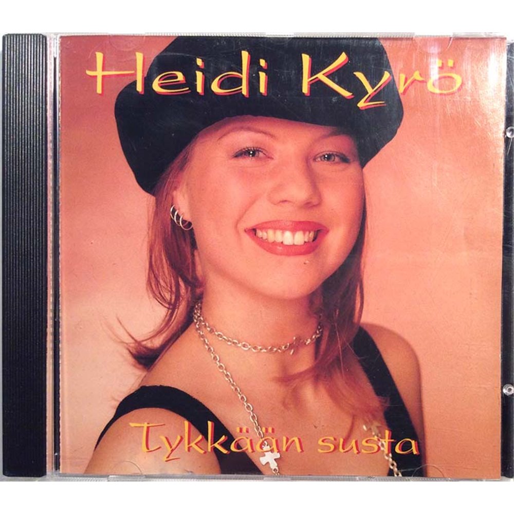 Kyrö Heidi CD Tykkään Susta  kansi EX- levy EX Käytetty CD