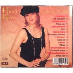 Kyrö Heidi CD Tykkään Susta  kansi EX- levy EX Käytetty CD
