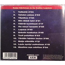 Kärkinen Kaija & Ile Kallio CD Lupaus  kansi EX levy EX- Käytetty CD