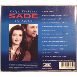 Kärkinen Kaija & Ile Kallio CD Sade  kansi EX levy EX Käytetty CD