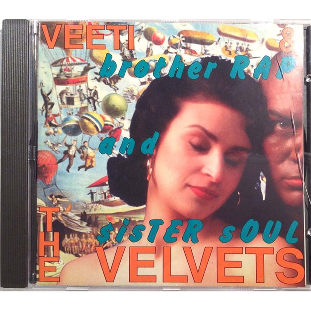 Veeti & Velvets CD Brother Rap & Sister Soul  kansi EX levy EX Käytetty CD