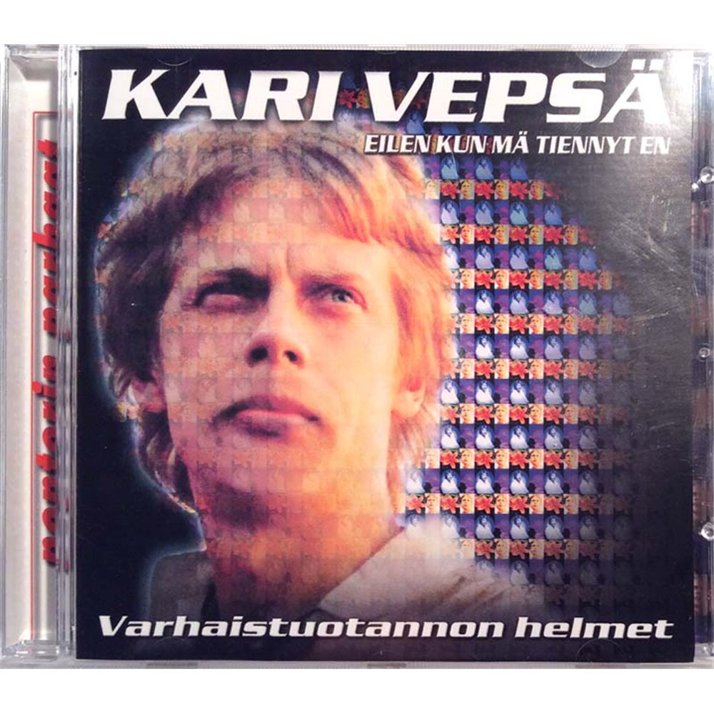 Vepsä Kari CD Eilen Kun Mä Tiennyt En  kansi EX levy EX Käytetty CD