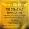 Great Kat vinyl LP Beethoven On Speed, red vinyl vinyl LP