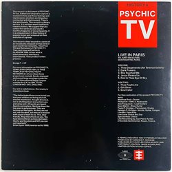 Psychic TV 1987 TOPY 014 Live in Paris Begagnat LP