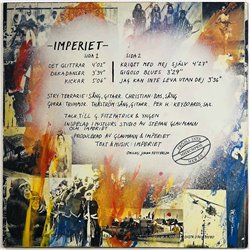 Imperiet vinyl LP Imperiet vinyl LP