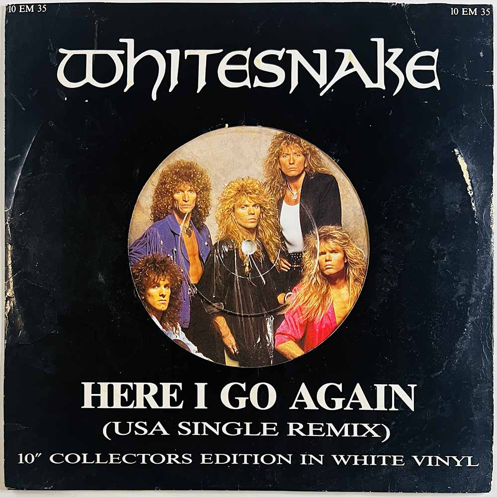 Whitesnake vinyl LP Here I Go Again (USA Single Remix) 10-inch vinyl LP
