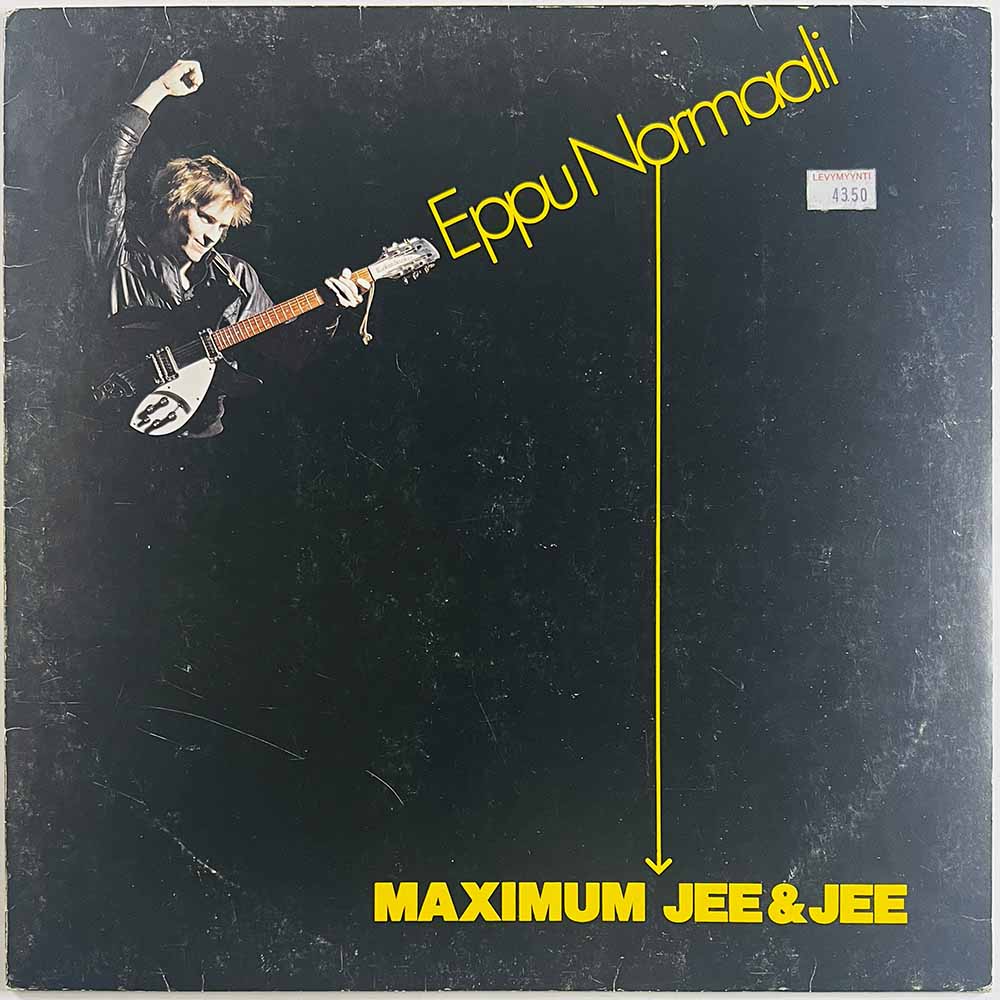 Eppu Normaali vinyl LP Maximum Jee & Jee musta vinyyli vinyl LP
