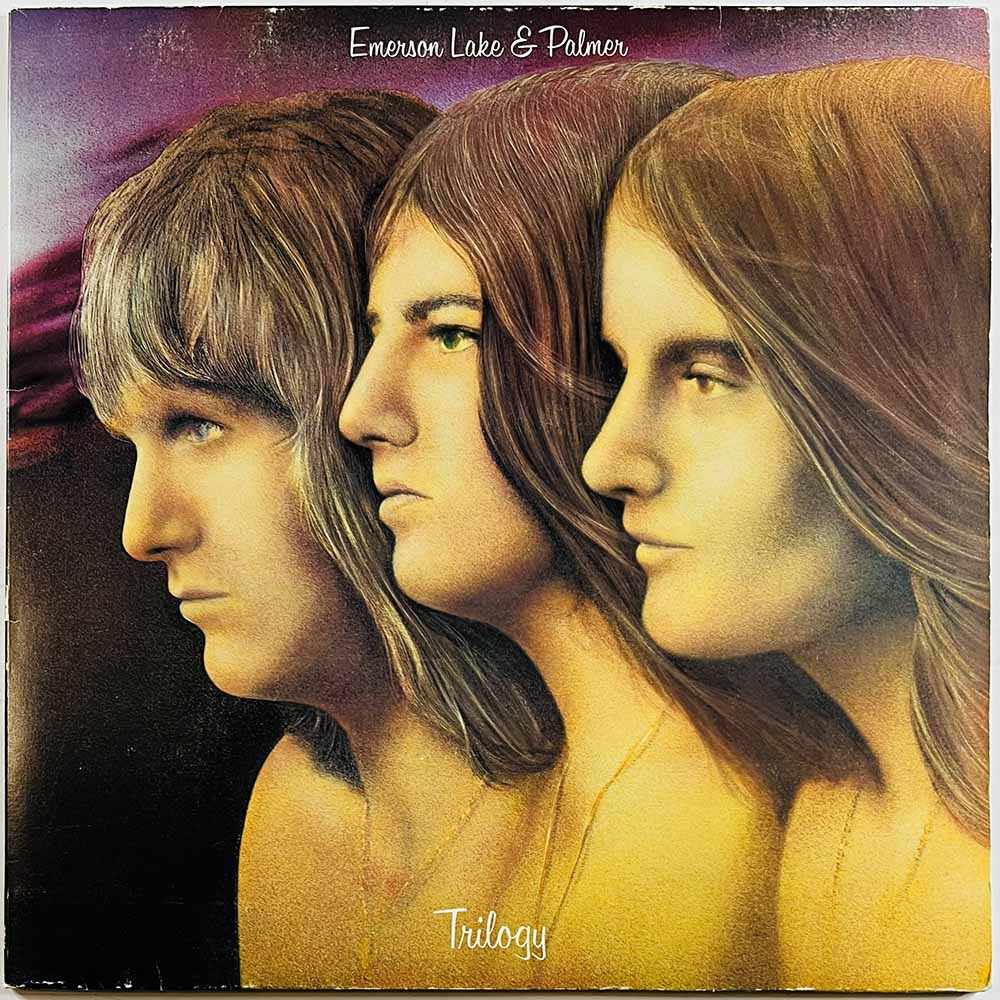 Emerson Lake & Palmer 1972 87 227 IT Trilogy Begagnat LP
