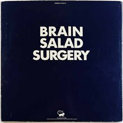 Emerson Lake & Palmer 1973 87 302 IT Brain Salad Surgery Begagnat LP