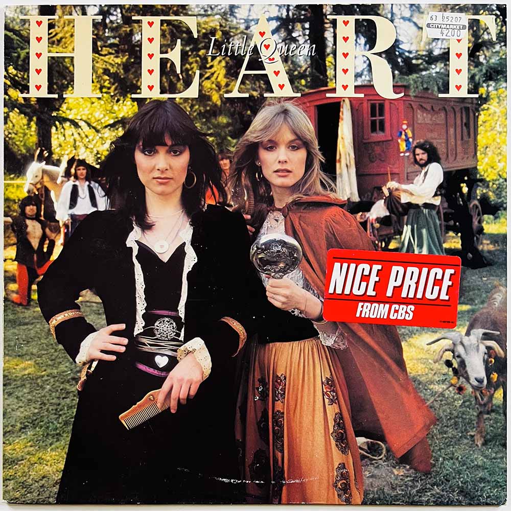 Heart 1977 EPC 32744 Little Queen Begagnat LP