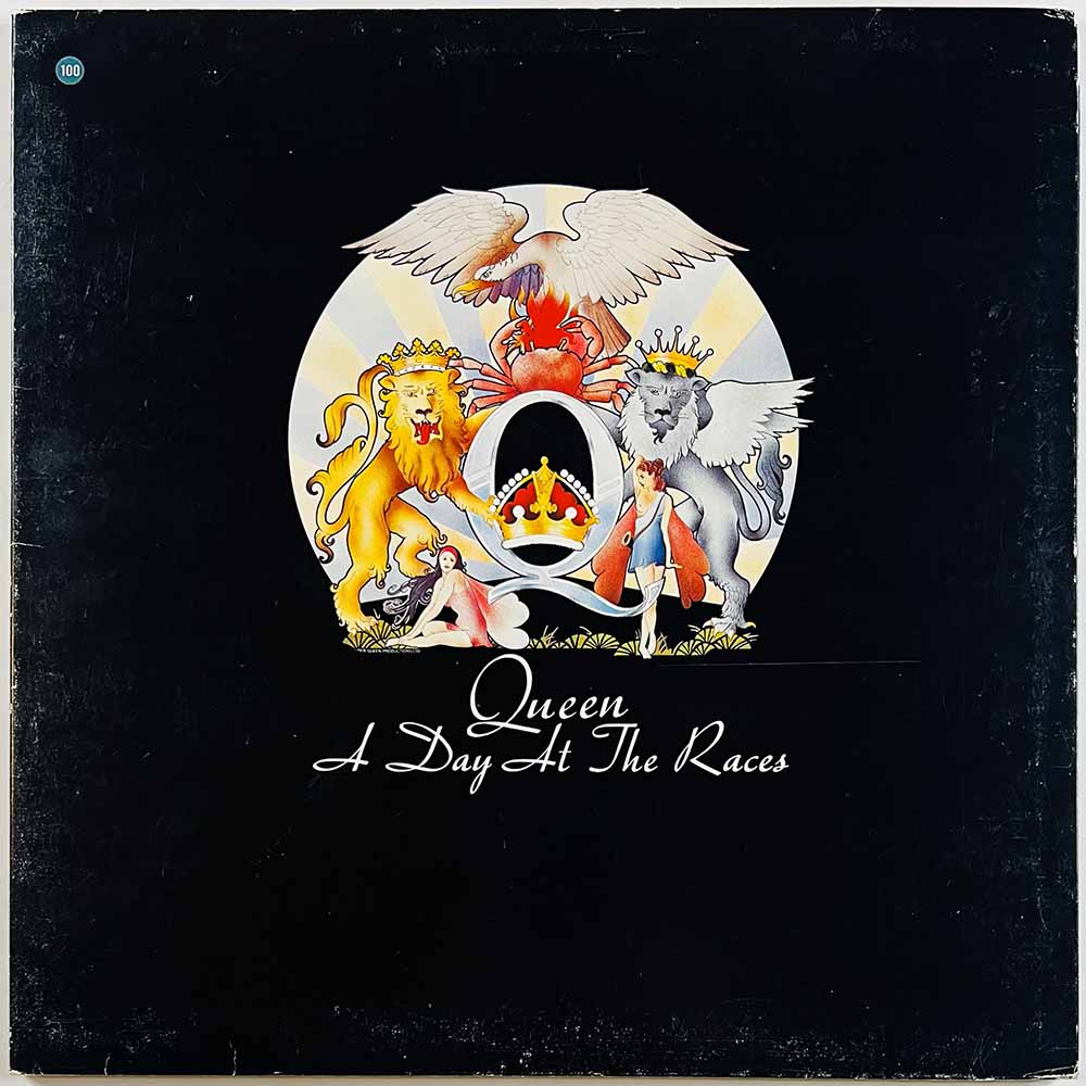 Queen 1976 EMTC 104 A Day At The Races Begagnat LP