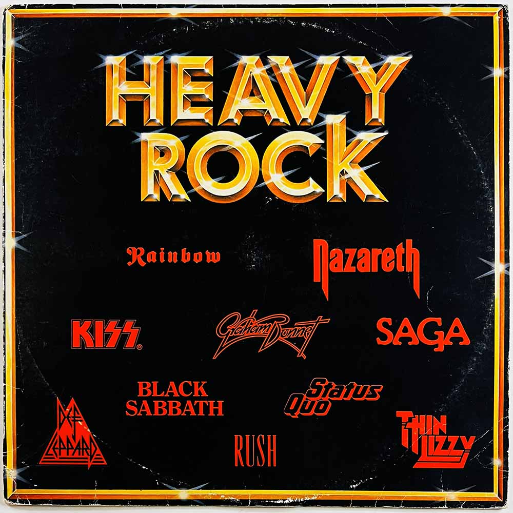 Rainbow, Kiss, Black Sabbath ym. vinyl LP Heavy Rock vinyl LP