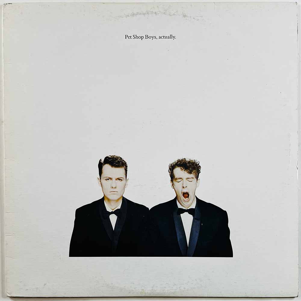 Pet Shop Boys vinyl LP Actually vinyl LP