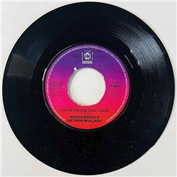 Baker Hylda & Arthur Mullard Käytetty 7” ei kuvakantta You're The One That I Want  kansi Ei kuvakantta levy EX käytetty vinyylis