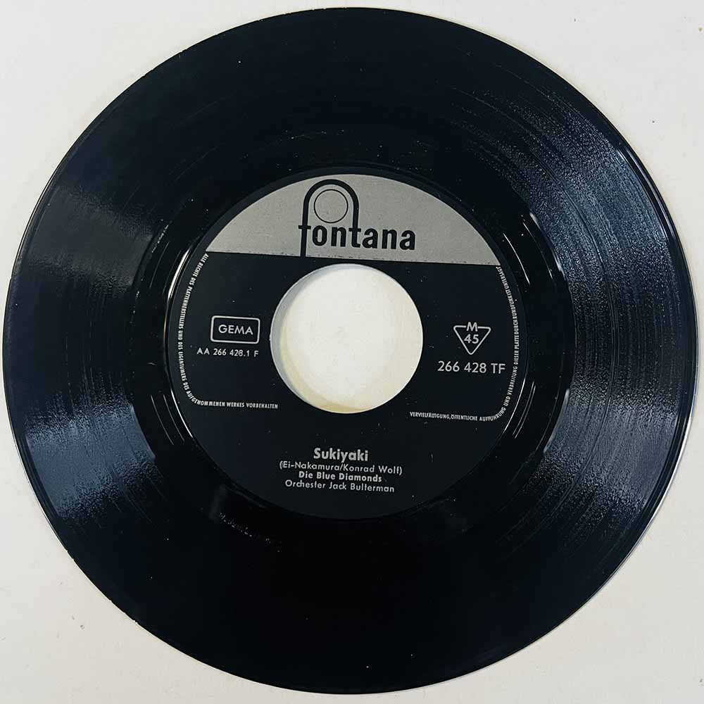 Blue Diamonds 1963 266 428 TF Sukiyaki / Piccadilly Baby begagnad singelskiva