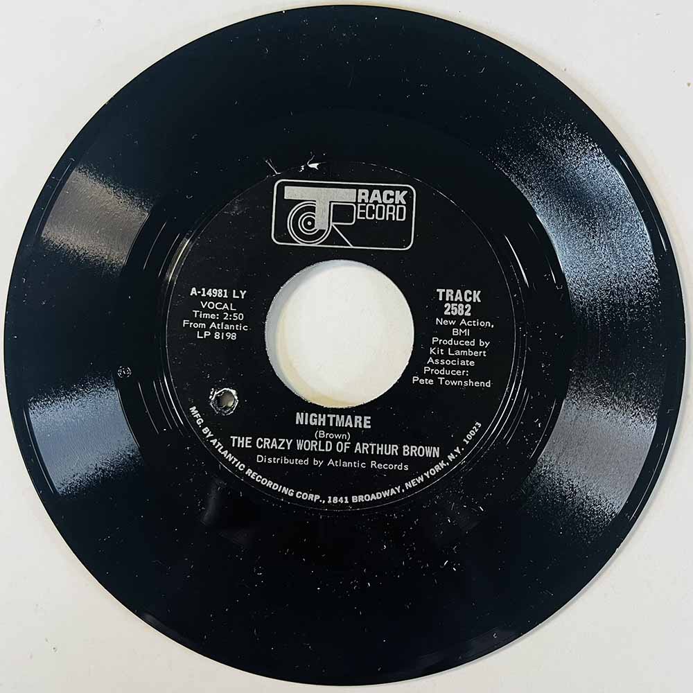 Brown Arthur 1968 2582 Nightmare / I Put A Spell On You begagnad singelskiva
