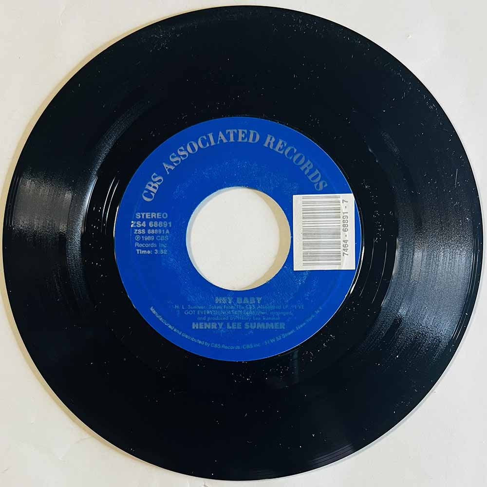 Henry Lee Summer Käytetty 7” ei kuvakantta Hey Baby  kansi Ei kuvakantta levy EX käytetty vinyylisingle