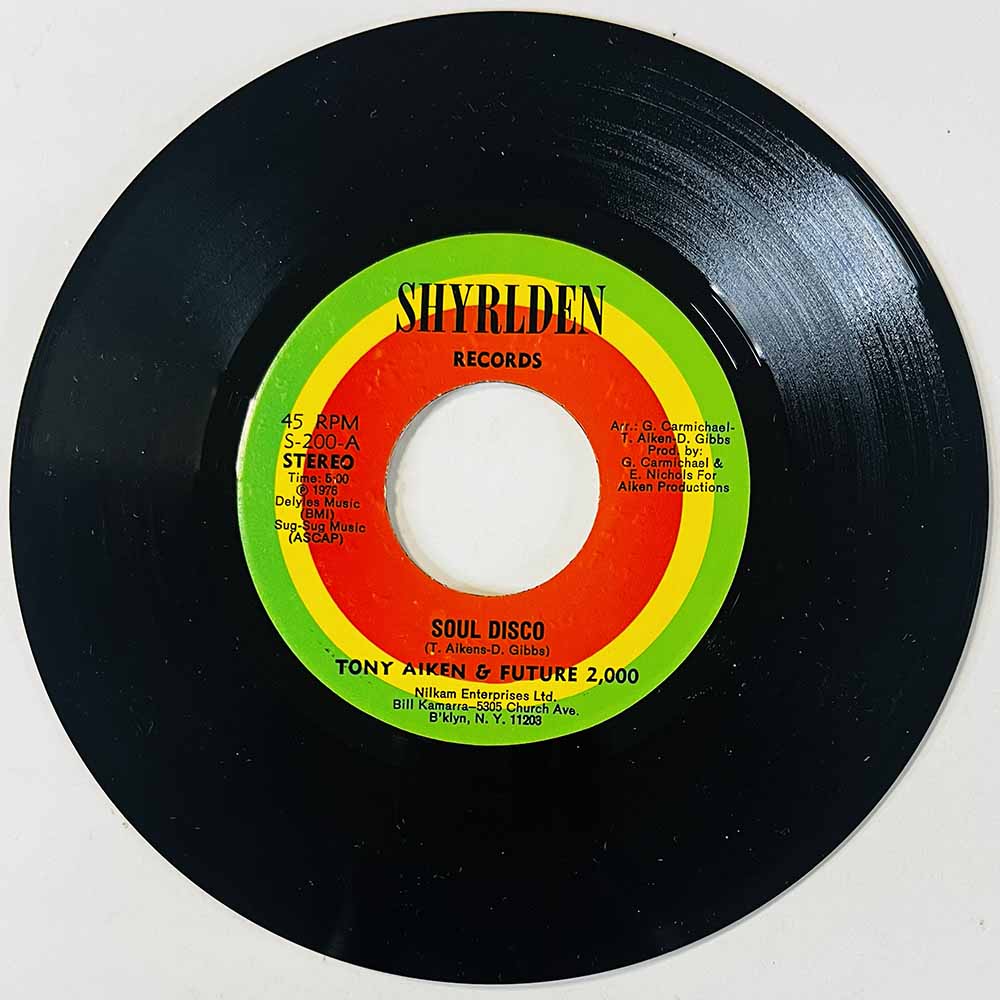 Tony Aiken & Future 2000 1976 S-200, S-201 Soul Disco begagnad singelskiva