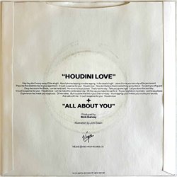 Fingerprintz vinyylisingle Houdini Love   kansi EX levy EX käytetty vinyylisingle
