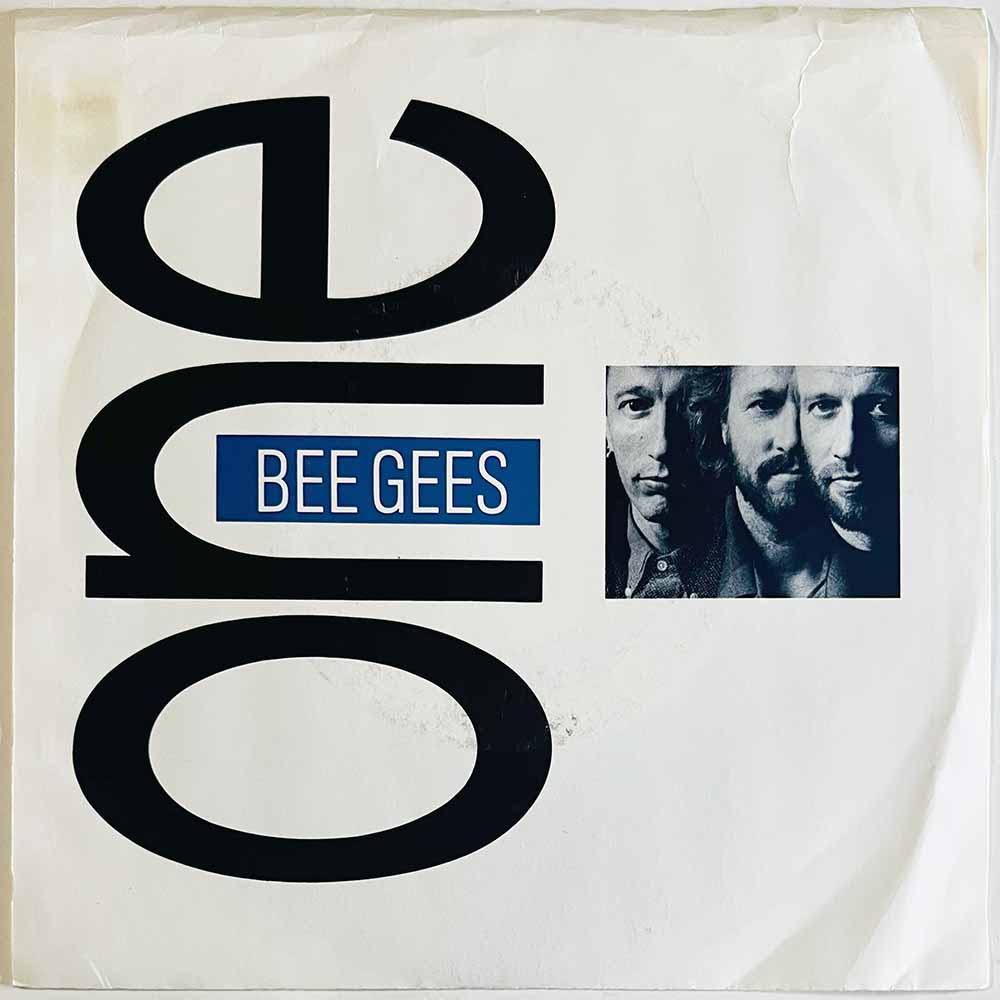 Bee Gees vinyylisingle One  kansi VG+ levy EX käytetty vinyylisingle