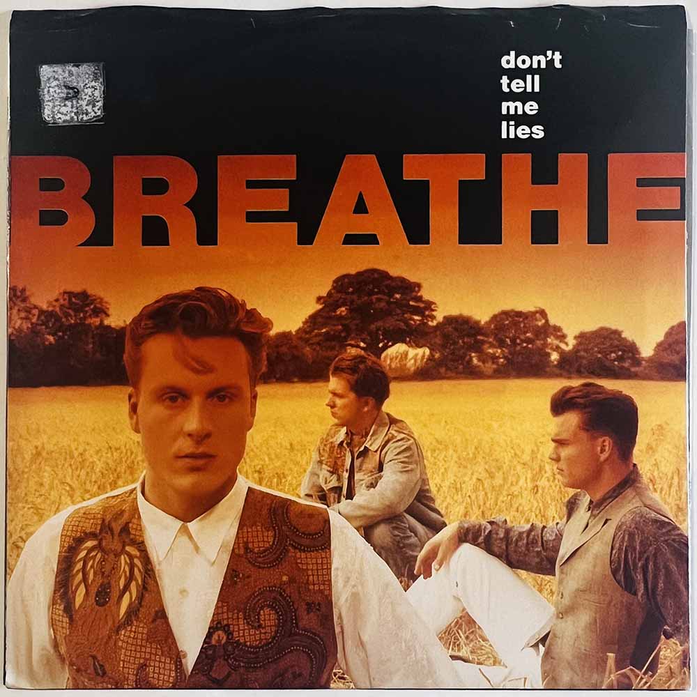 Breathe vinyylisingle Don't Tell Me Lies  kansi VG+ levy EX käytetty vinyylisingle