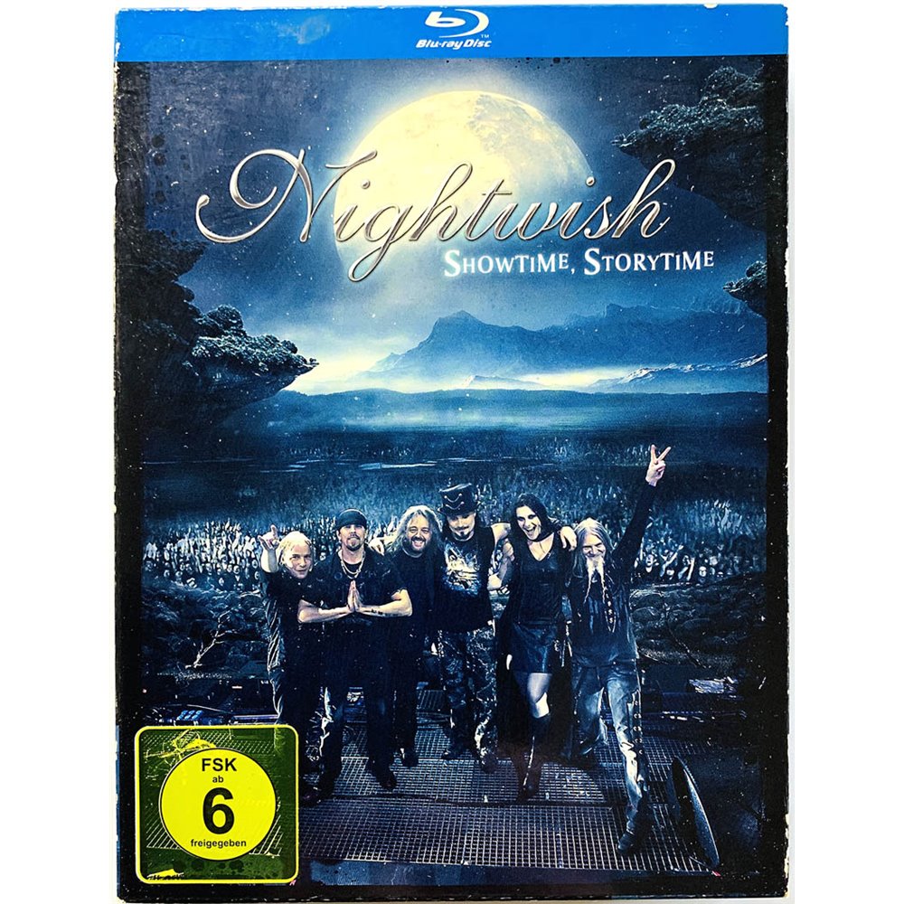 Blu-ray - Nightwish Blu-Ray Showtime, Storytime 2CD + 2 Blu-ray  kansi VG+ levy EX BLU-RAY DISC