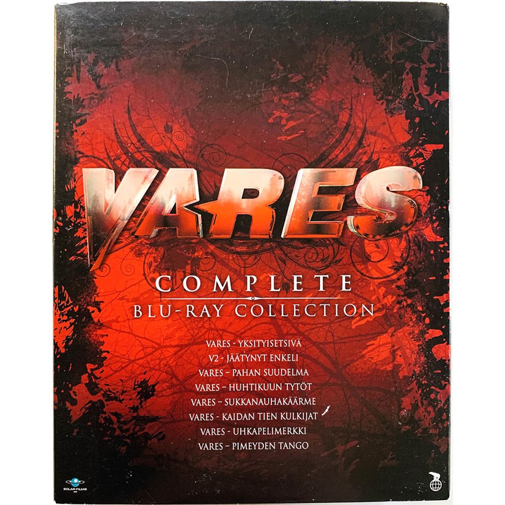 Blu-ray - Elokuva 2004-2011  Vares complete Blu-Ray collection 8 Blu-ray disc BLU-RAY DISC