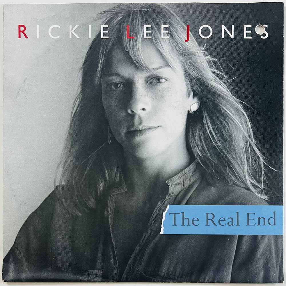 Rickie Lee Jones vinyylisingle The Real End  kansi EX- levy EX käytetty vinyylisingle
