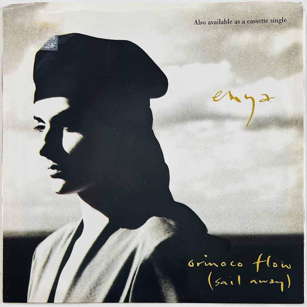 Enya vinyylisingle Orinoco Flow / Out Of The Blue  kansi VG+ levy EX käytetty vinyylisingle