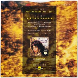Gloria Gaynor 1986 HONEY 1 Don't You Dare Call It Love begagnad singelskiva