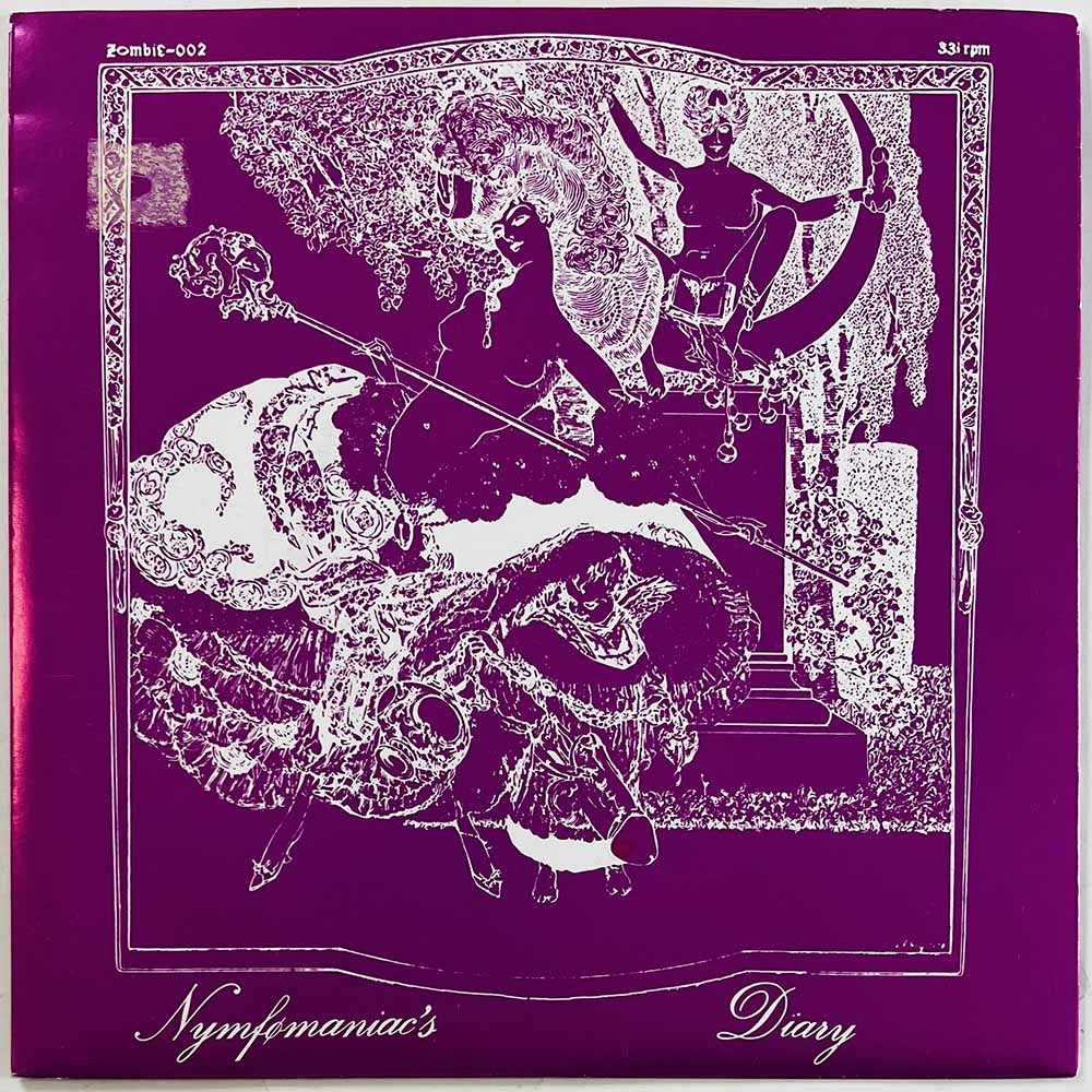 Harlots Of Beyond 1990 Zombie-002 Nymfomaniac's Diary EP begagnad singelskiva