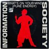 Information Society vinyylisingle What's On Your Mind (Pure Energy)  kansi VG+ levy EX käytetty vinyylisingle