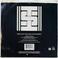 Information Society vinyylisingle What's On Your Mind (Pure Energy)  kansi VG+ levy EX käytetty vinyylisingle