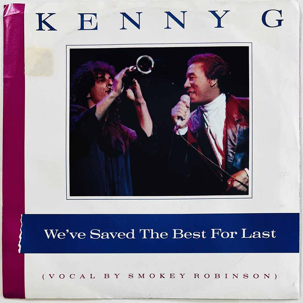 Kenny G, Smokey Robinson vinyylisingle We've saved best for last / Silhouette  kansi EX- levy EX käytetty vinyylisingle