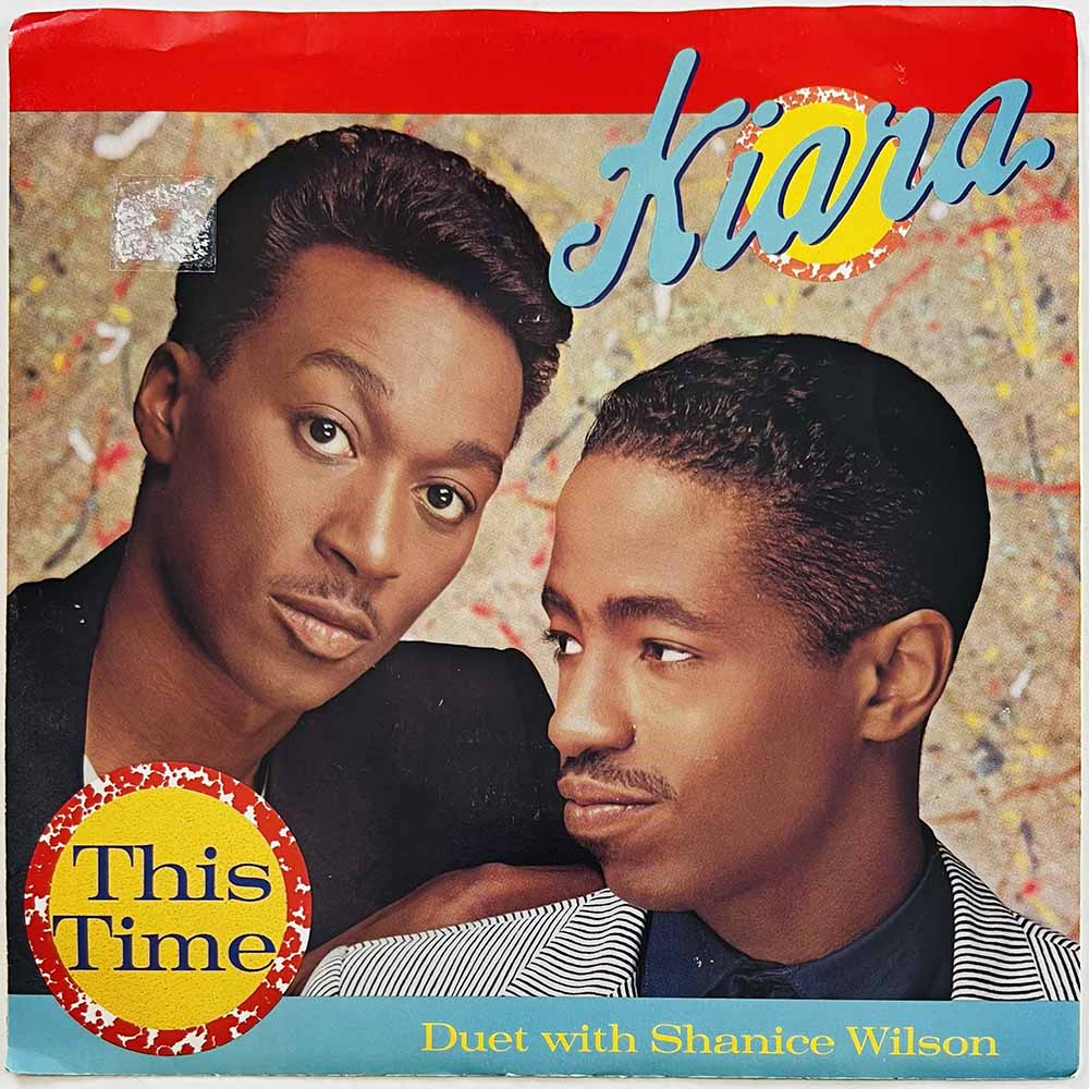 Kiara duet dith Shanice Wilson 1988 AS1-9772 This Time begagnad singelskiva