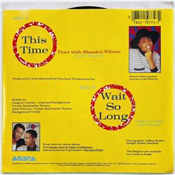 Kiara duet dith Shanice Wilson 1988 AS1-9772 This Time begagnad singelskiva