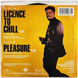 Ocean Billy vinyylisingle Licence To Chill / Pleasure  kansi VG+ levy EX käytetty vinyylisingle