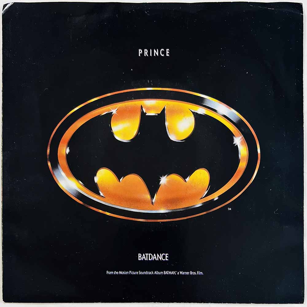 Prince vinyylisingle Batdance  kansi VG+ levy EX käytetty vinyylisingle