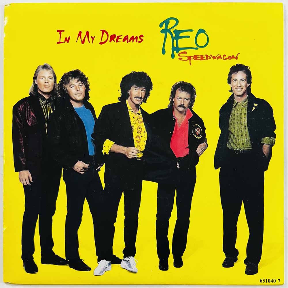 REO Speedwagon vinyylisingle In My Dreams  kansi EX- levy EX käytetty vinyylisingle
