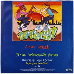 Rock Steady Crew vinyylisingle Uprock  kansi EX- levy EX käytetty vinyylisingle
