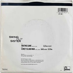 Swing Out Sister 1989 874 190-1 Waiting Game begagnad singelskiva