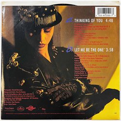 Safire vinyylisingle Thinking of you /  Let me be the one  kansi VG+ levy EX käytetty vinyylisingle