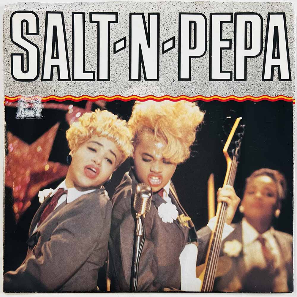 Salt 'N' Pepa vinyylisingle Get Up Everybody  kansi VG+ levy EX käytetty vinyylisingle