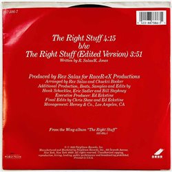 Williams Vanessa 1988 887 386-7 The Right Stuff begagnad singelskiva