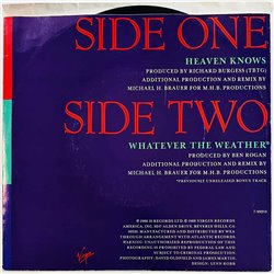 When In Rome 1988 7 99253 Heaven Knows begagnad singelskiva