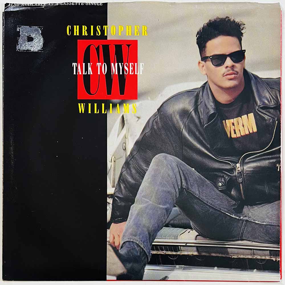 Williams Christopher vinyylisingle Talk To Myself / Sweet Memories  kansi VG+ levy EX käytetty vinyylisingle