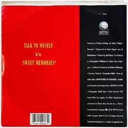 Williams Christopher vinyylisingle Talk To Myself / Sweet Memories  kansi VG+ levy EX käytetty vinyylisingle