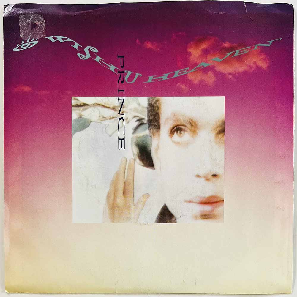 Prince vinyylisingle I Wish U Heaven  kansi VG+ levy EX käytetty vinyylisingle
