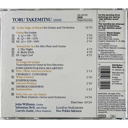 Takemitsu played by John Williams 1991 SK 46720 Esa-Pekka Salonen London Sinfonietta CD Begagnat